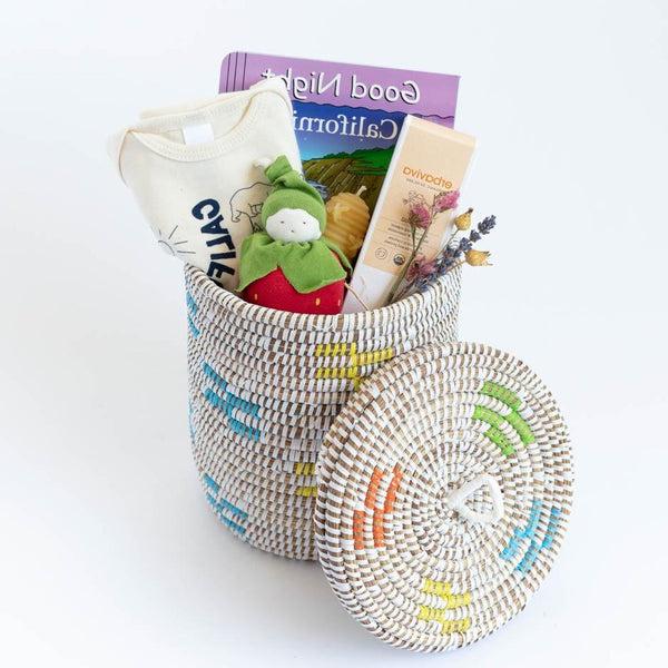Organic California Baby Gift Basket