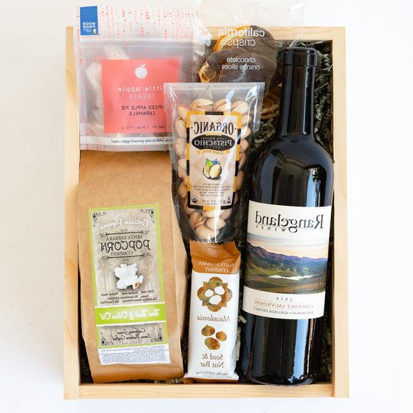 California Wine & Snacks Gift Box
