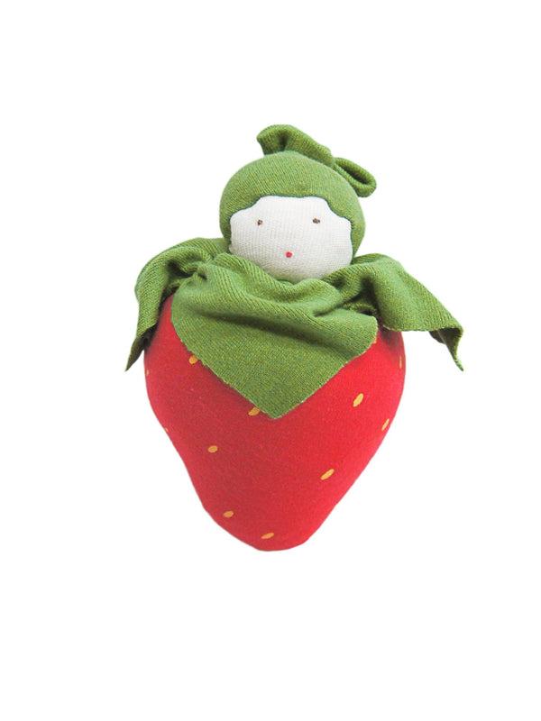 Strawberry Fruit Toy - Organic Cotton