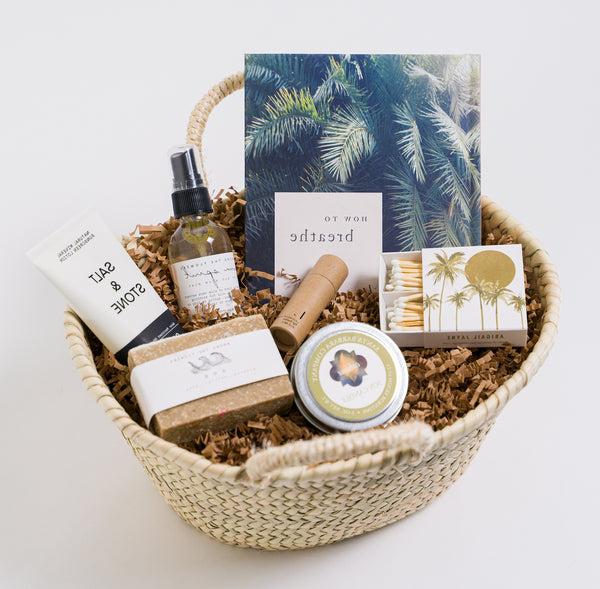 Sea & Palm Gift Basket