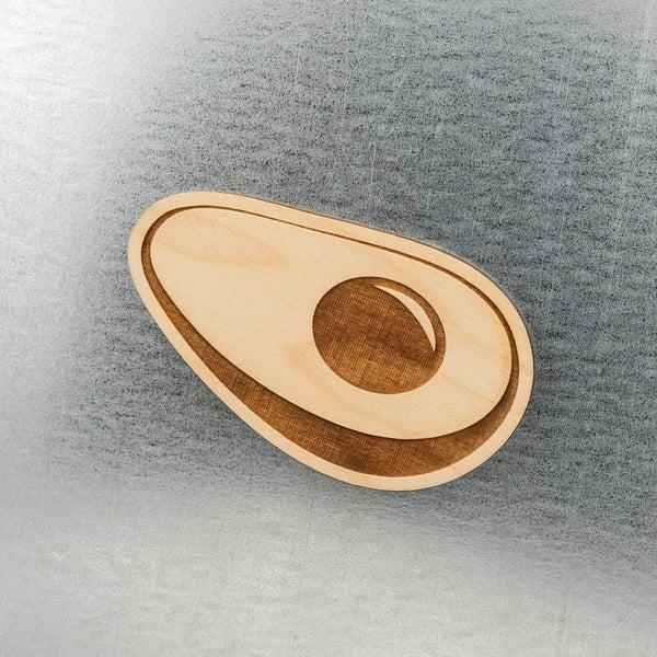 Avocado Wood Magnet